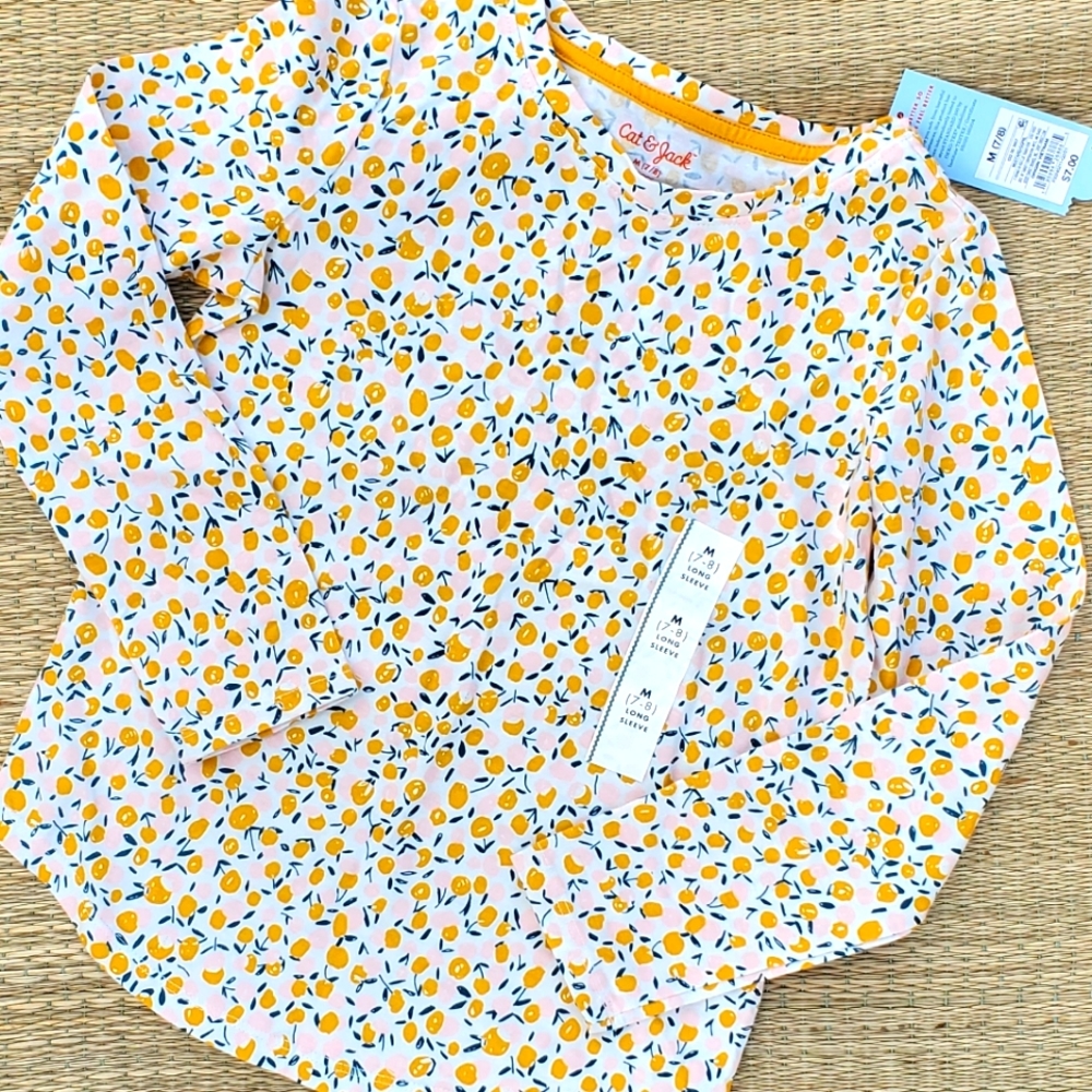Floral long sleeve 7/8 NWT